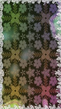 Raster deseni. Bahar çiçekleri dallı desen, gri ve kahverengi renkler çiçekli siluet.