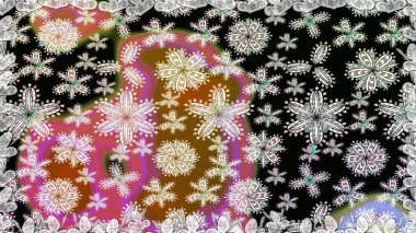 Raster Hip kumaş deseni. Kusursuz Vintage Çiçek Deseni.