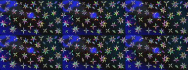 Küçük gri ve mavi renkte güzel bir besin torbası deseni, çiçekler. Tekstil, kumaş, kapaklar, duvar kağıtları, baskı, naylon, koleksiyon defteri, örgü, dekupaj için güzel bir eskiz. Millefleurlar.