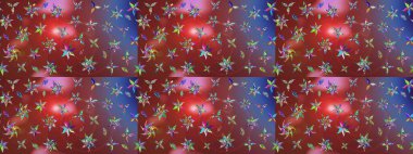 Eski usul. Kumaş, tekstil, duvar kağıdı baskısı için. Eskiz geçmişi. Raster illüstrasyonu. Tomurcukları çiçek olan sevimli bir çiçek deseni. Raster..