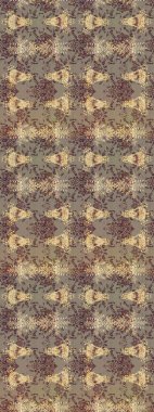 Kar tanelerinin soyut arkaplanlı Noel arkaplanı. Noel için tatil tasarımı, yeni yıl moda baskıları. Raster illüstrasyonu. Bej, kahverengi ve nötr kar taneleri. Güzel tasarım..