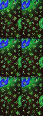 Güzel kumaş deseni. Küçük çiçekteki sevimli çiçek deseni. Güzel karalamalı çiçek desenli çizim. Raster illüstrasyonu.