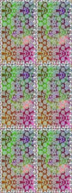 Düz Çiçek Elementleri Tasarımı. Renkli Yaz Temalı Kusursuz Arkaplan. Tarafsız renklerde çiçekler. Çiçekli pürüzsüz retro desen.