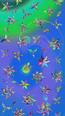 Raster 'ın taze dokusu. Yumuşak fayans. Paketleme, tekstil, duvar kâğıdı için çiçek eskizi. Klasik çiçek desenli. Yumuşak pamuk tasarımı.