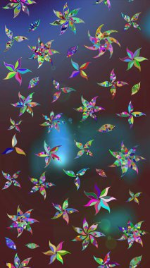 Karalama çiçekleri çizim kalıbı. Sanat ilham verici ve mor renkli çiçekler ve arka plan bırakıyor. Raster deseni. Kahverengi ve mor el çizimi desen.