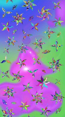 Raster Güzel kumaş deseni. Çiçek arkaplan ile soyut zarafet çizim deseni.