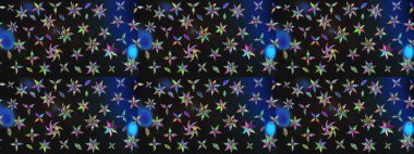 Güzel kumaş deseni. Zentangle soyut çiçekleri. Renkli Bahar Teması eskiz kalıbı. Karalama çiçeği. Raster illüstrasyonu. Düz Çiçek Elementleri Tasarımı.