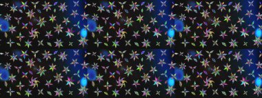 Güzel kumaş deseni. Zentangle soyut çiçekleri. Renkli Bahar Teması eskiz kalıbı. Karalama çiçeği. Raster illüstrasyonu. Düz Çiçek Elementleri Tasarımı.