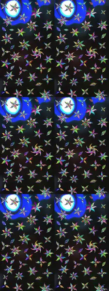 Şekil verilmiş çiçeklerle eskiz deseni. Çiçek deseni duvar kağıdı, desen dolguları ve web sayfası arka planı için kullanılabilir. Süslü zentangle çizim dokusu, soyut çiçeklerle süslenmiş..