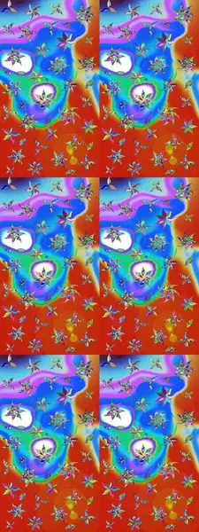 Raster Moda kumaş deseni. Çizgi çizimi kalıbı. Şirin çiçekler..