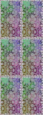 Güzel kumaş deseni. Raster suluboya deseni, narin çiçekler, gri çiçekler, tebrik kartı şablonu..