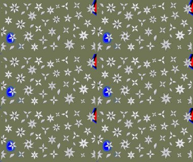 Eskiz modeli etnik tasarım. Yatak çarşafları, ceket, paket tasarımı, kumaş ve moda kavramları için tekstil baskısı. Çiçekleri, deniz kabukları, mandalaları ve suluboya efektleri olan deniz altyapısı.