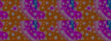 Raster illüstrasyonu. Çiçekli tebrik kartı. Suluboya çiçek buketi. Çiçek arkaplan. Kahverengi ve mor renklerde. Doğum günü kartı ya da düğün davetiyesi.