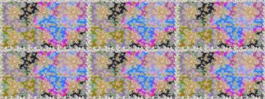 Düz elle çizilmiş klasik koleksiyon. Raster altın pürüzsüz desen. Arkaplan, kumaş, altın duvar kağıdı. Altın elementlerle nötr renklerde altın desen.