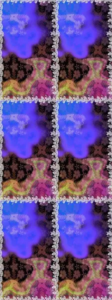 Mor renkli çiçekler suluboya tarzında. Mor renkli çiçeklerle kusursuz çiçek deseni.