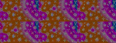 Raster illüstrasyonu. Çiçekli tebrik kartı. Suluboya çiçek buketi. Çiçek arkaplan. Kahverengi ve mor renklerde. Doğum günü kartı ya da düğün davetiyesi.