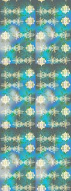 Raster Noel soyut renkli arka plan ve tatlı kar tanesi. Raster illüstrasyonu. Mavi, nötr ve yeşil renkli kar taneleri.