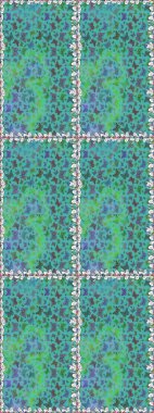 Kusursuz. Mavi arka planda renkli kelebek koleksiyonu. Kağıt, kumaş ve ambalaj için uygun. Kart, baskı ve davetiye için basit kadınsı bir model. Raster illüstrasyonu.