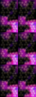 Güzel süs eşyası. Kar taneleri izole edildi. Siyah, mor ve kahverengi renkte kar tanesi süsü. Kar tanesi süsü Raster illüstrasyonu.