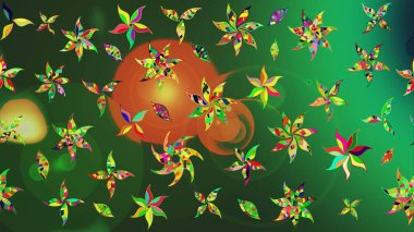 Çiçek arkaplanlı soyut zarafet eskiz deseni. Raster Güzel kumaş deseni.