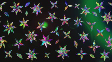 Raster hisseleri. Suluboya, elle çizilmiş. Eskiz arkaplan modeli. Çiçekler gri ve yeşil.