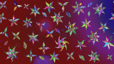 Çiçeğin suluboya çizimlerinin mükemmel deseni. Raster illüstrasyonu. Moda baskısı. Dekorasyon ve tasarım için güzel bir desen. Suluboya çizim kalıbı. Eski.