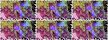 Raster illüstrasyonunda kusursuz çiçek deseni. Tarafsız renklerde çiçekler. Renkli Bahar Temalı Kusursuz Arkaplan. Düz Çiçek Elementleri Tasarımı.