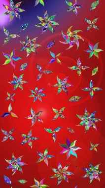 Nazik romantik baskı. Tatil havası. Bahar mevsimi. Raster güzel bir çiçek deseni çiziyor..