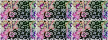 Gri ve nötr renklerde güzel çiçekleri olan kusursuz desenli suluboya çiçek desenli, duvar kağıdı, kart veya kumaş için fayanslı. Raster..