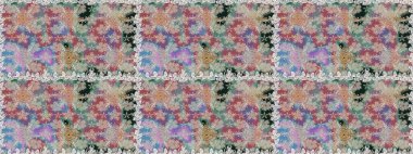 Parlak arka planda çiçek kompozisyonu olan kusursuz suluboya desenleri, ambalajlar, duvar kağıtları, kartpostallar, tebrik kartları, düğün davetiyeleri, romantik etkinlikler vs..