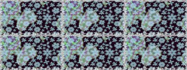 Raster düz çiçekleri pürüzsüz desen. Tarafsız ve siyah renklerde çiçekler. Tasarım hediye paketi, tebrik kartları, posterler ve afiş tasarımı.