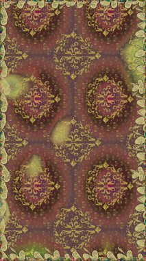 Küçük çiçekteki sevimli çiçek deseni. Modaya uygun kumaş deseni. Kusursuz Tony kumaş deseni. Raster illüstrasyonu.