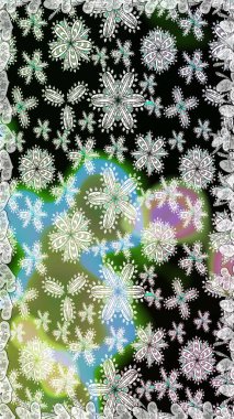 Raster Illustrasyon 'da moda olmayan çiçek deseni. Renkli Yaz Temalı Kusursuz Arkaplan. Güzel kumaş deseni. Düz Çiçek Elementleri Tasarımı.