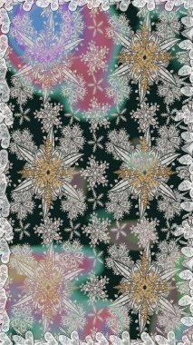 Hediye ambalaj kağıdı, tebrik kartları, posterler ve pankart tasarımı. Raster düz çiçekleri pürüzsüz desen. Gri ve mavi renkte çiçekler.