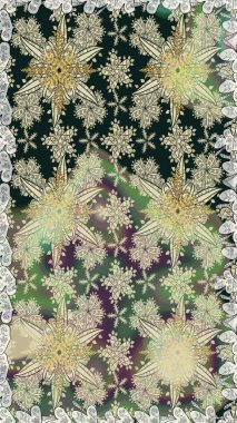 Raster illüstrasyonunda kusursuz çiçek deseni. Düz Çiçek Elementleri Tasarımı. Tarafsız ve gri renklerde çiçekler. Renkli Bahar Teması Kusursuz Arkaplan.