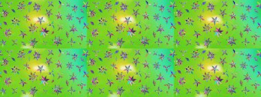 Raster Hip kumaş deseni. Eskiz Vintage Çiçek Deseni.