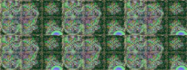 Çiçek deseni duvar kağıdı, desen dolguları ve web sayfası arka planı için kullanılabilir. Süslü, dikişsiz, soyut çiçeklerle süslenmiş. Şekillendirilmiş çiçeklerle kusursuz desen.