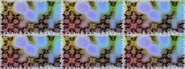 Çiçekli tebrik kartı. Çiçek arkaplan. Mavi ve kahverengi renklerde. Suluboya çiçek buketi. Raster illüstrasyonu. Doğum günü kartı ya da düğün davetiyesi.