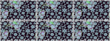 Nazik, narin çiçek arkaplanı. Çiçekli karalama şeklinde Raster çiçek deseni. Siyah ve nötr renkte çiçekler.