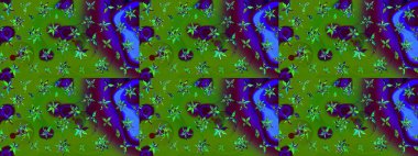 Çizim raster deseni. Çiçek arkaplan. Güzel kumaş deseni.