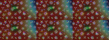 Klasik çiçek desenli. Yumuşak pamuk tasarımı. Yumuşak fayans. Raster 'ın taze dokusu. Paketleme, tekstil, duvar kağıdı için çiçek arkaplanı.