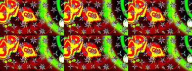 Çizim raster deseni. Güzel kumaş deseni. Çiçek arka planı.