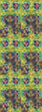 Renkli arka planda izole tatlı kar taneleri. Soyut mandala ya da tuhaf kar tanesi çizgisi sanat tasarımı. Raster illüstrasyonu.