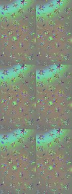 Gri ve bej renkli çiçeklerle çizilmiş çiçek deseni. Suluboya tarzında gri ve bej renkte çiçekler.