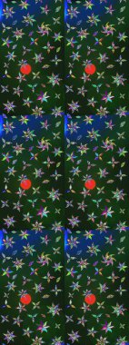 Çiçekli eskiz arkaplanı. Düz Çiçek Elementleri Tasarımı. Çocuk stili. Renkli Bahar Teması çizim şablonu.