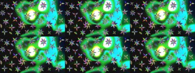 Paket kağıdı için en iyisi. Karşılama ya da düğün geçmişi olarak kullanılabilir. Gri ve yeşil lale çiçekli Raster eskiz deseni. Doğal kozmetik ürünleri, parfüm, çiçekçi dükkanı için bahar ihalesi tasarımı.