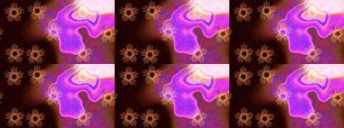 Kar taneleri arka planda. Renkli arka planda izole edilmiş kar tanelerinin düz tasarımı. Kar tanesi süsleme deseni. Kar taneleri deseni. Raster illüstrasyonu.