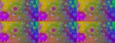 Raster Moda kumaş deseni. Şirin çiçekler. Çizgi çizimi deseni.