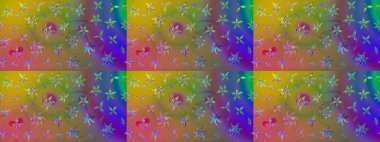 Doğal kozmetik ürünleri, parfüm, çiçekçi dükkanı için bahar ihalesi tasarımı. Karşılama ya da düğün geçmişi olarak kullanılabilir. Yeşil ve kahverengi lale çiçekleriyle Raster eskiz deseni. Paket kağıdı için en iyisi..