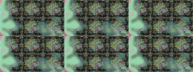 Çiçekli karalama şeklinde Raster çiçek deseni. Gri renkli çiçekler. Nazik, narin çiçek arkaplanı.